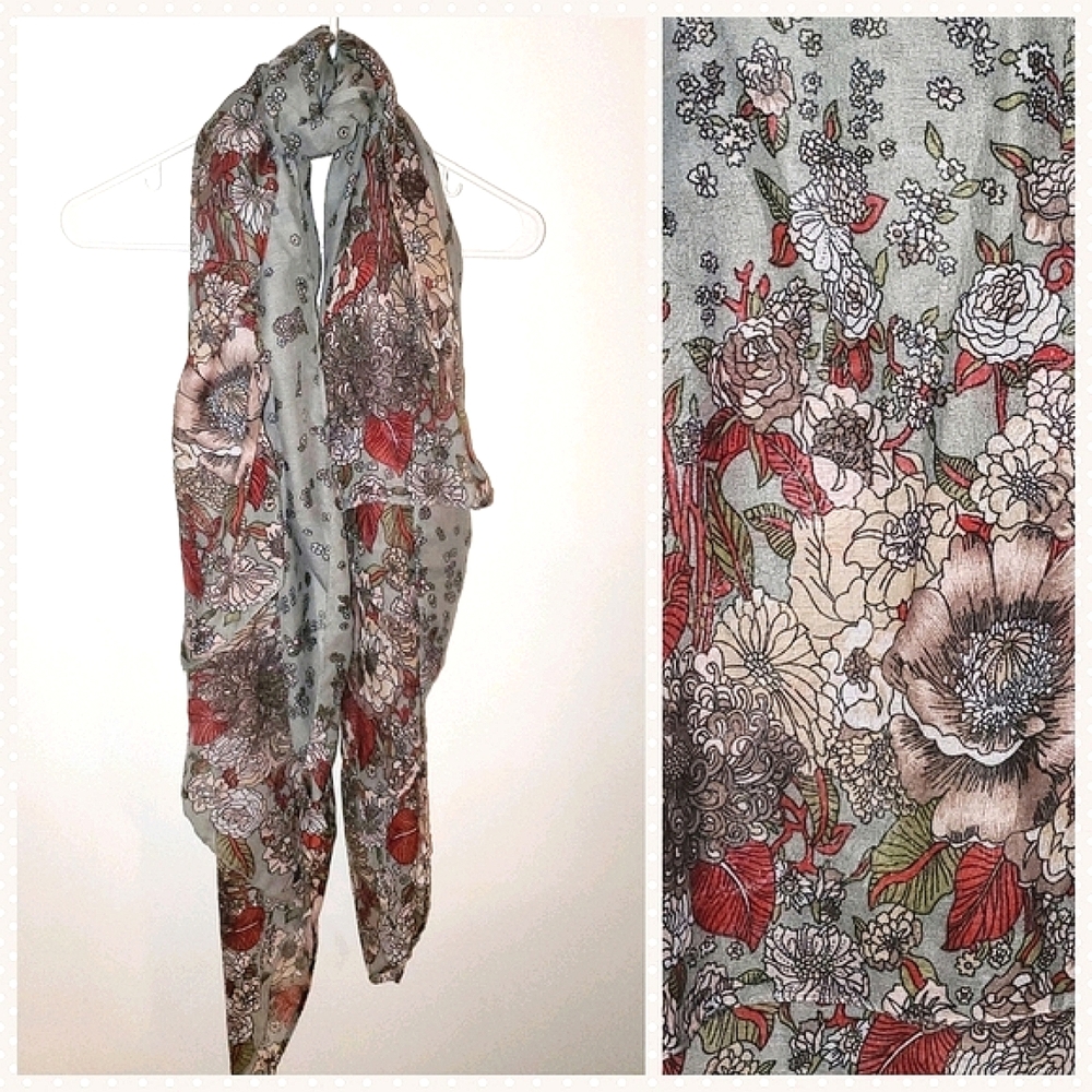🌹Scarfand | floral scarf🌹